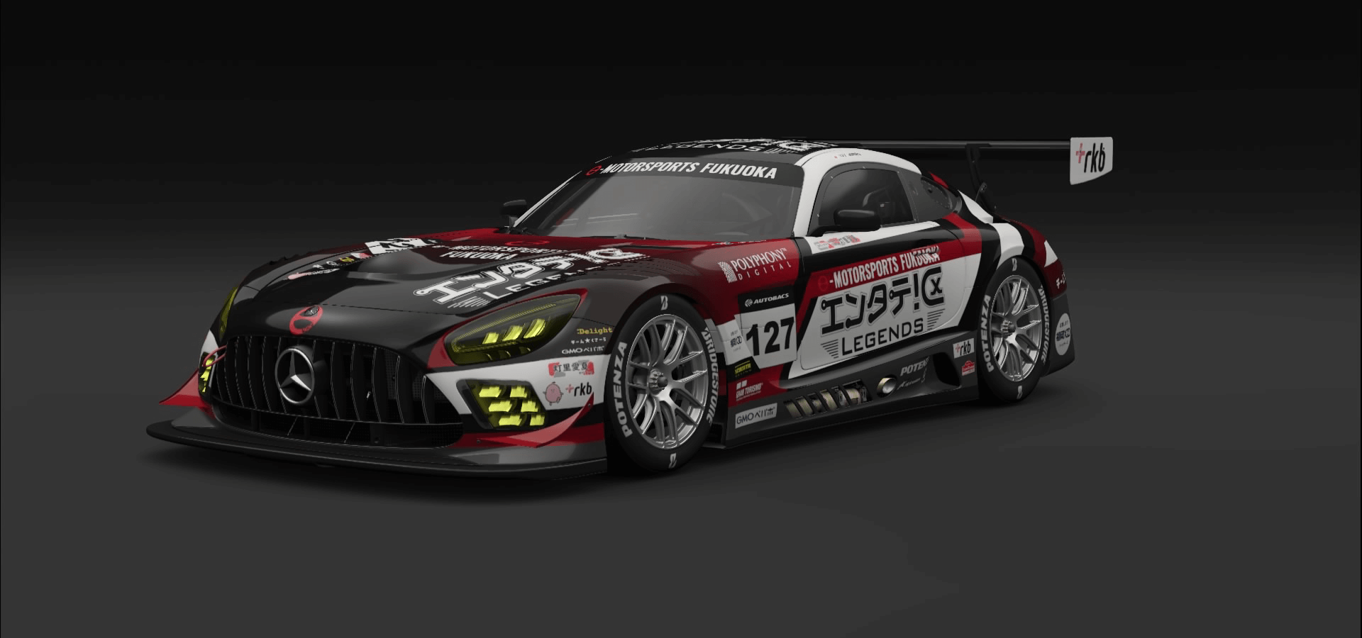 eM福岡 エンタテ！区 LEGENDS,メルセデス AMG GT3 '20